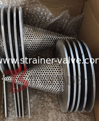 Stainless Steel 316 Temporary Strainer Conical Type Flange to Pn16 For Suction Pump