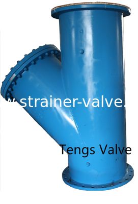 Fabricted Steel Flanged Ends Y Strainer, Carbon Steel A234 WPB API and DIN Welded Y Type Strainer