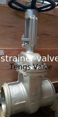 API Carbon Steel BW Industrial Gate Valve Butt Welded Ends ANSI Class 300Lbs-1500Lbs