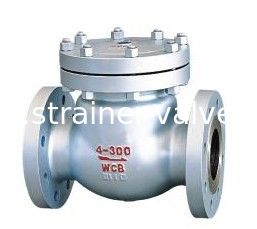 API 6D Cast Steel Flanged Swing Check Valve Class 300Lbs